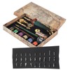 Feather Pen Set European Style British Retro Lacquer Stamp Dipped