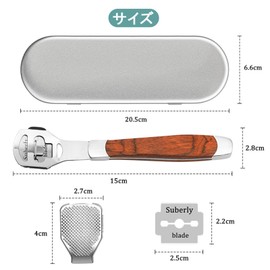 DFsucces Exfoliating Shaving, Fish Eye Removal, Exfoliating Care, Removes Plantar Stains, Fish Eye Cutter, Exfoliating Care Cutter, Includes 10 Replacement Blades