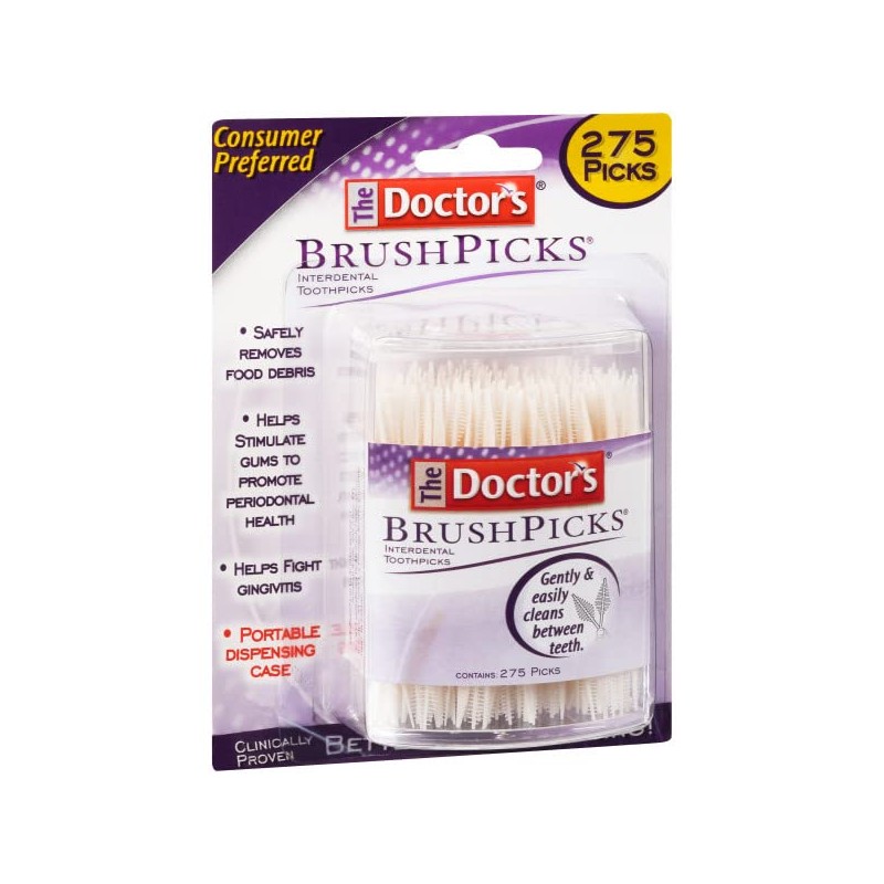 Doctors Brush Picks 275 Count (6 Pack)