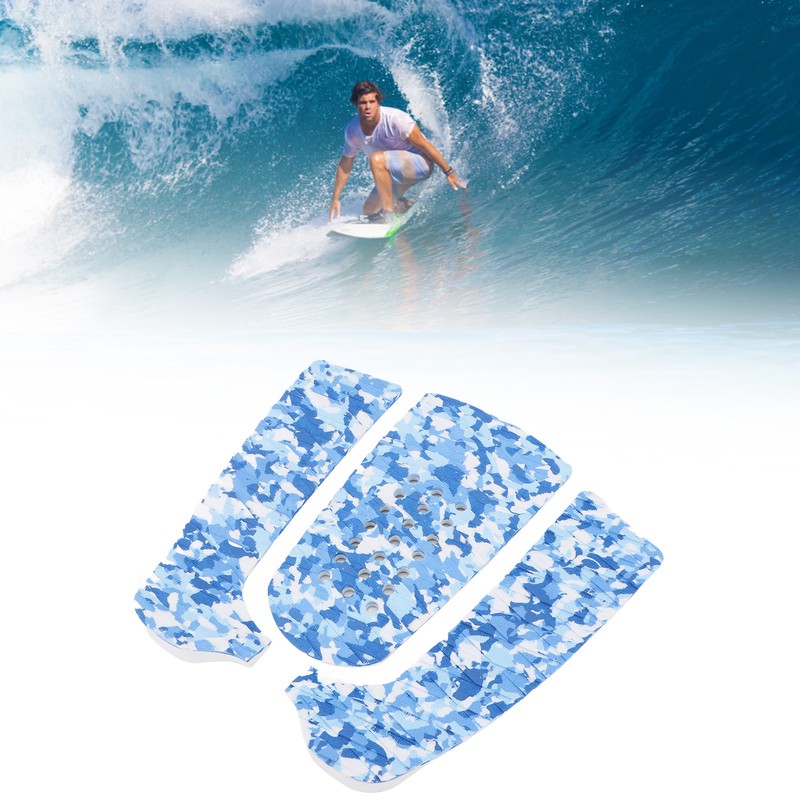 3pcs Surfboard Traction Pads Surf Nonslip Grip Pads Surfboard Accessories