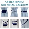XDerlin 4 Pack Strong Magnetic Curtain Tiebacks Outdoor Decorative Tie