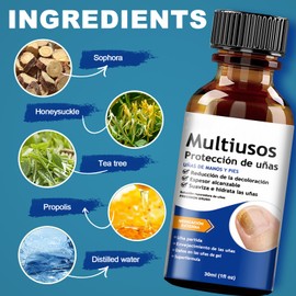 Nail Care Treatment 30 ml, Nail Care Serum, Intensive Nail Oil for Men and Women, Deep Care for Weakened Nails, Regenerates Nail Structure, Repairs Cracked and Splinting Nails