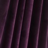 Roslynwood Deep Purple Velvet Curtains 108 inches - Super Soft