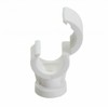 20 x fiXte Single Pipe Clips with Quick Lock Fastening