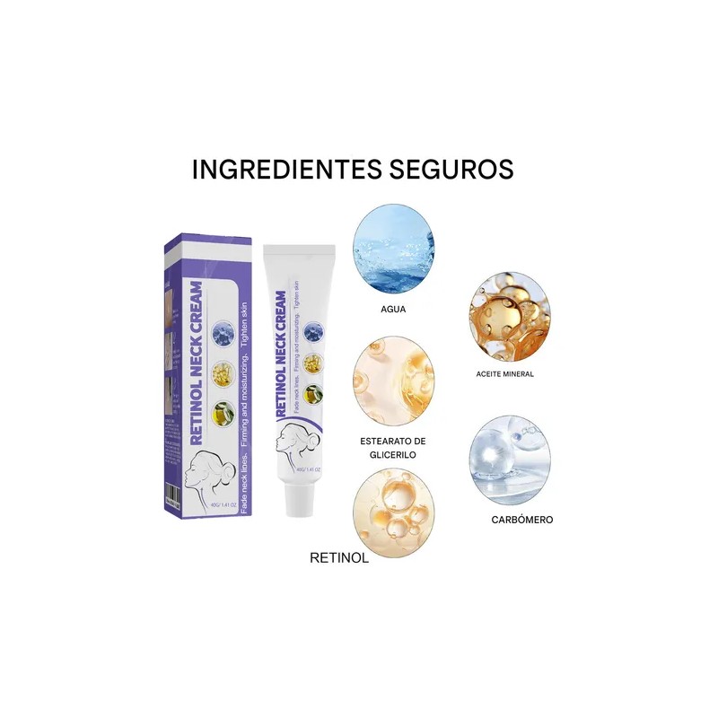 Mopoyat Crema Hidratante De Cuello Con Retinol Para Lneas Y