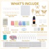 WEBEEDY 40 Sets DIY Resin Jewelry Making Supplies Kit Butterfly