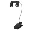 Clip On Light LED Double Headed 360 Degree Adjustable Rotatable