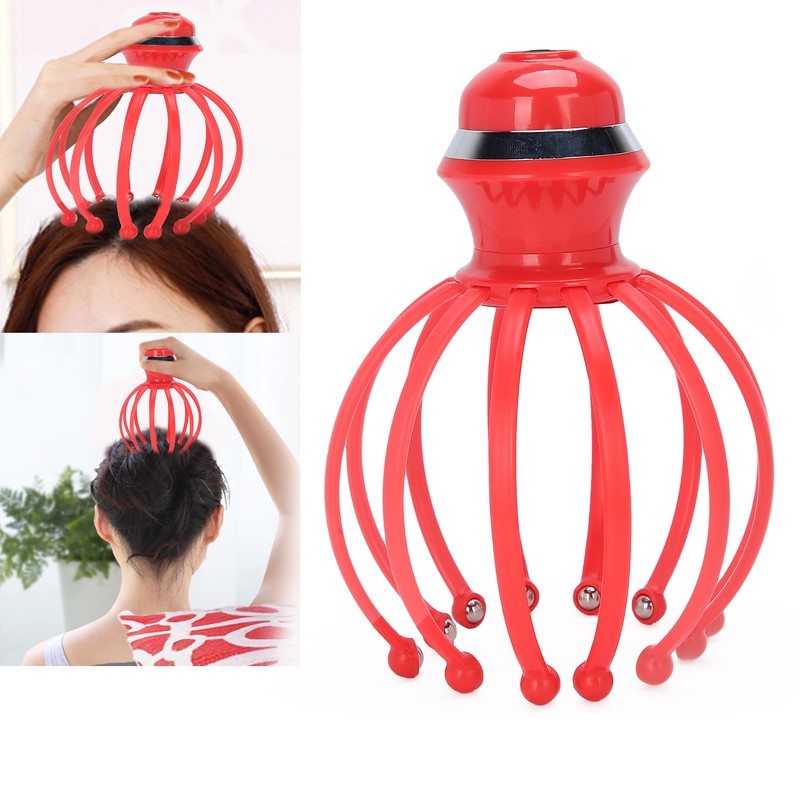 12 Claw Electric Scalp Massager Rechargeable Vibrating Head Massager Tool