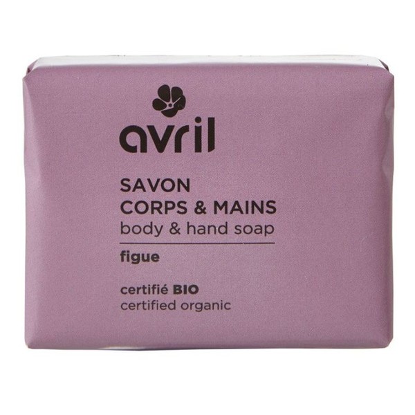 Avril Savon Solide Corps et Mains 100g, Fig