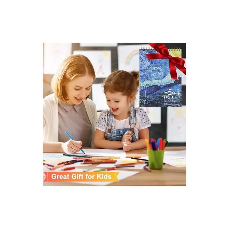 Cuaderno De Dibujo Libretas Profesional Sketchbook 60 Hojas