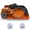 Gubeter 537286301 Chainsaw Clutch Cover with Brake for Husqvarna 455,