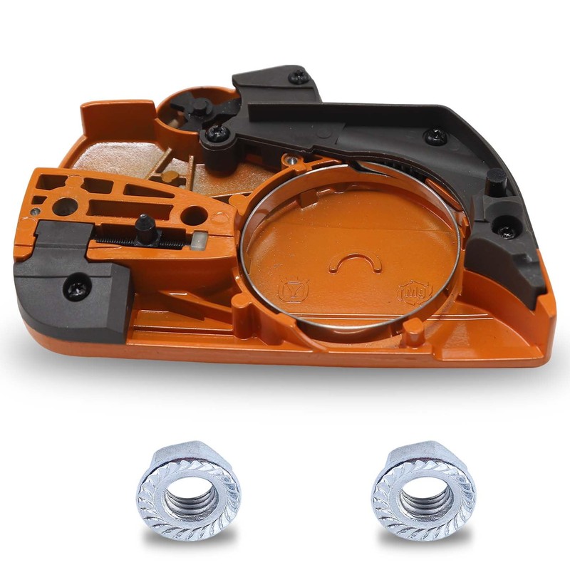 Gubeter 537286301 Chainsaw Clutch Cover with Brake for Husqvarna 455,