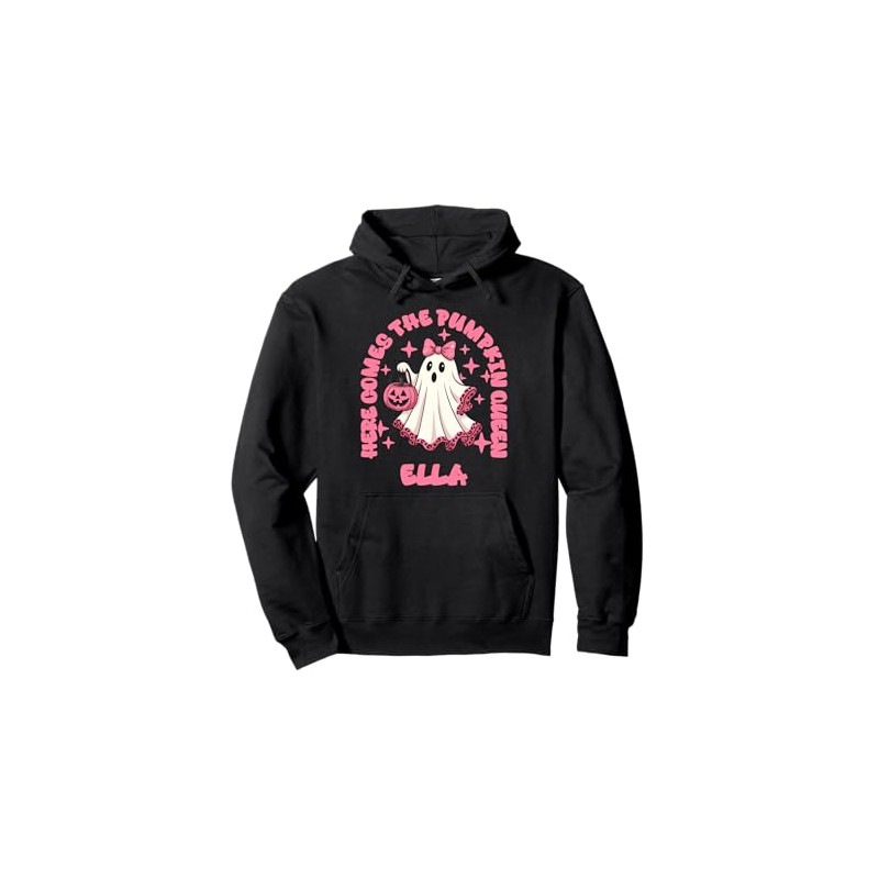 Ella custom Here Comes The Pumpkin Queen Pullover Hoodie