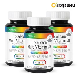Roniwell Total Care Multivitamin 20 90 tablets x 3 (total 9 months supply)