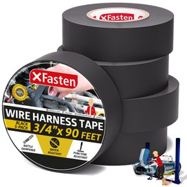XFasten Wire Harness Tape 3/4 in 90ft 5 Pack