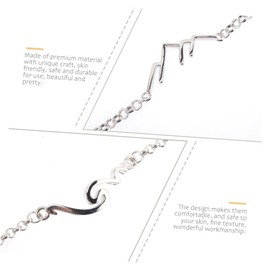 SAFIGLE 5sets Matching Couples Bracelet Couples Bracelet Set Stylish Comfortable for Daily Wear 2pcs*5