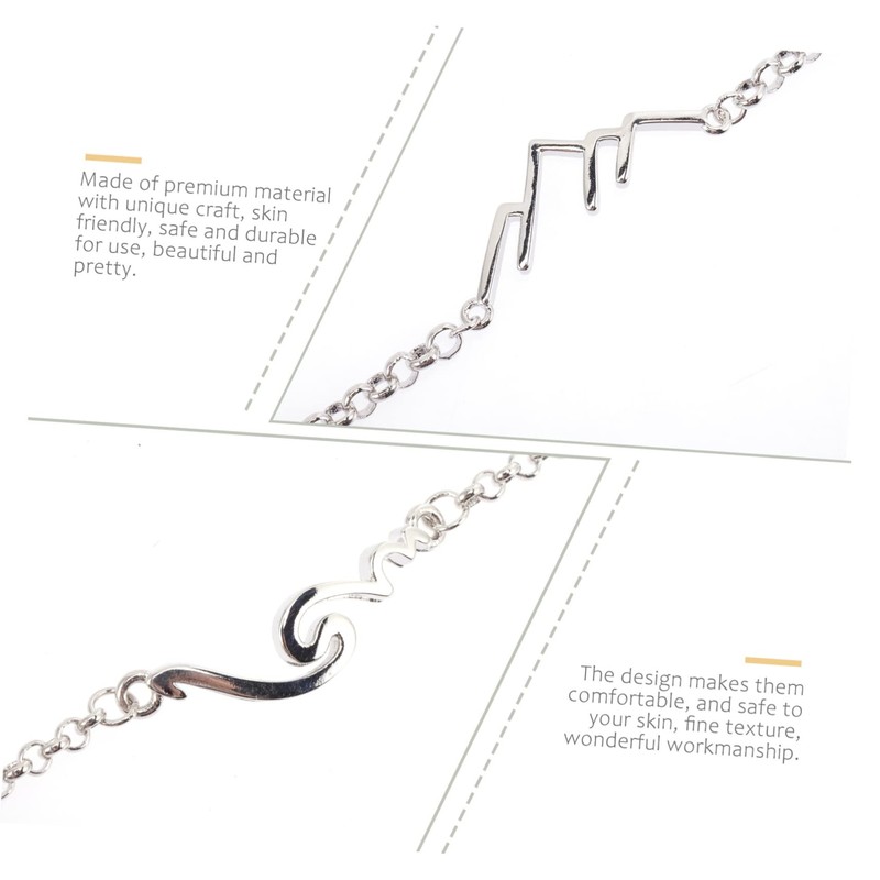 SAFIGLE 5sets Matching Couples Bracelet Couples Bracelet Set Stylish Comfortable