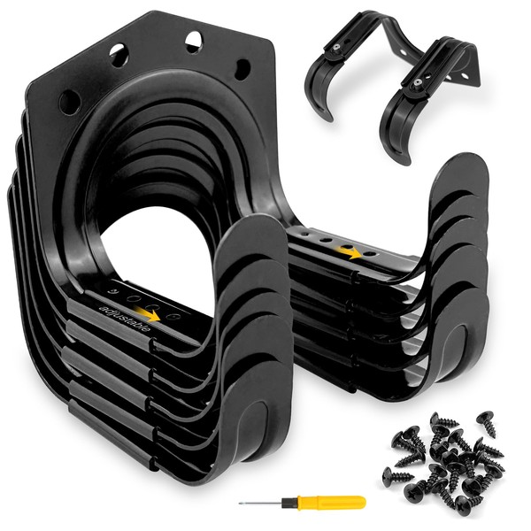 GZcaiyun Pack of 5 Garden Tool Holder Hooks, Telescopic Tool