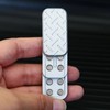 Magnetic Haptic Slider Stress Anxiety Relief Striped Pattern Ergonomic Alloy