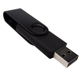 2GB USB Flash Drive Memory Sticks Thumb Drives with 1 OTG (Micro USB) and 1 Type-C (USB-C) Adaptor for Mobile Phone (Black)