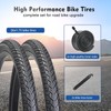 26 Inch Bike Tires Replacement Kits 2 Pack, HUIOK 26X1.75