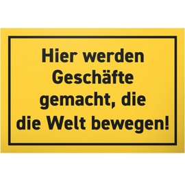 DankeDir! Shops - Sign 30 x 20 cm - Guest Toilet Guest Toilet Men's Wall Decoration Funny Door Sign - Toilet Sign Toilet Sign for Hanging Funny