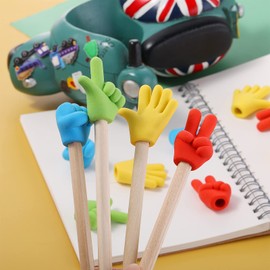 cobee Top Pencil Eraser, Pack of 16 Pencil Toppers Funny Pencil Top Erasers Pen Topper for Children Office School Supplies