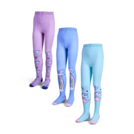 Basic Treasure Pack of 3 children's tights, girls' tights, tights girls, Unicorn