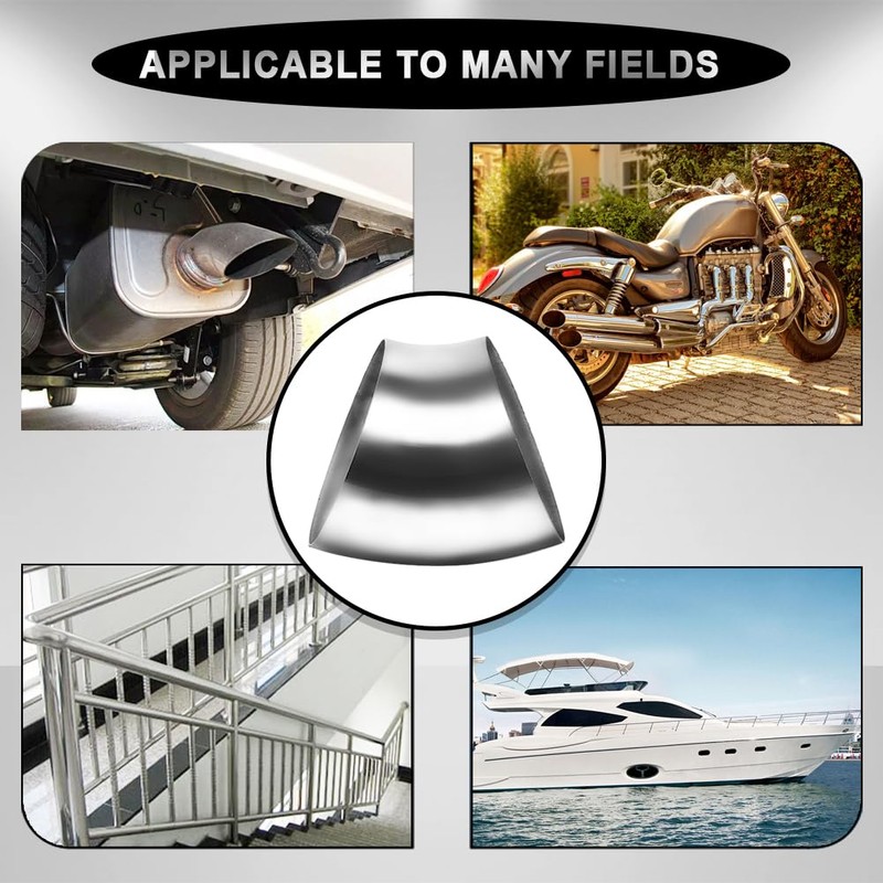 Cotonlake Stainless 4 Inch 90° Mandrel Bend Elbow, SS304 Stainless
