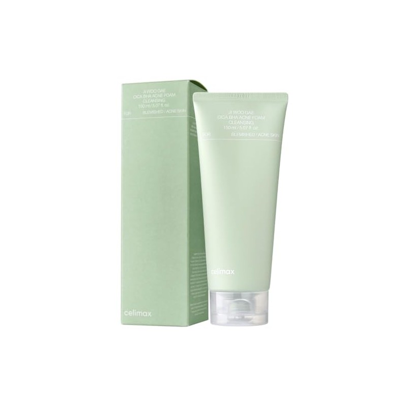 Celimax - Ji Woo Gae Cica BHA Acne Foam Cleansing