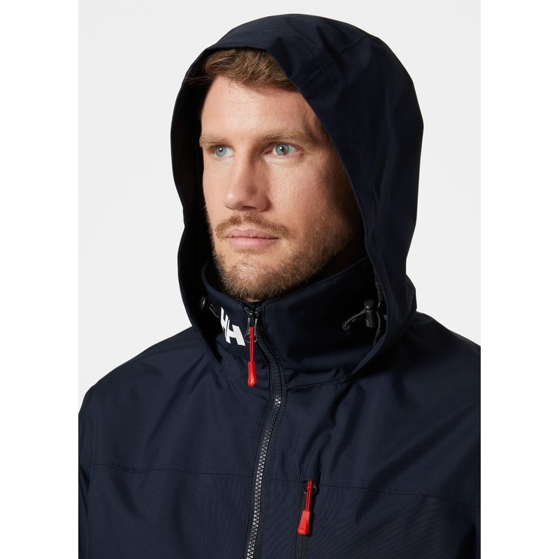 Helly-Hansen Men's Crew Hooded Jacket 2.0, 597 Navy, Medium