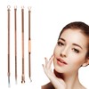 Blackhead Remover Tool Kit,4 Pieces Comedone Extractor Tool Blemish Whitehead