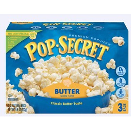 Pop Secret Butter 3 pk Microwave Popcorn 10.5 oz (Pack of 12)