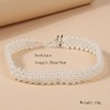 Danshinbow Multi Layered Beaded Necklace Clavicle Choker Adjustable Jewellery for