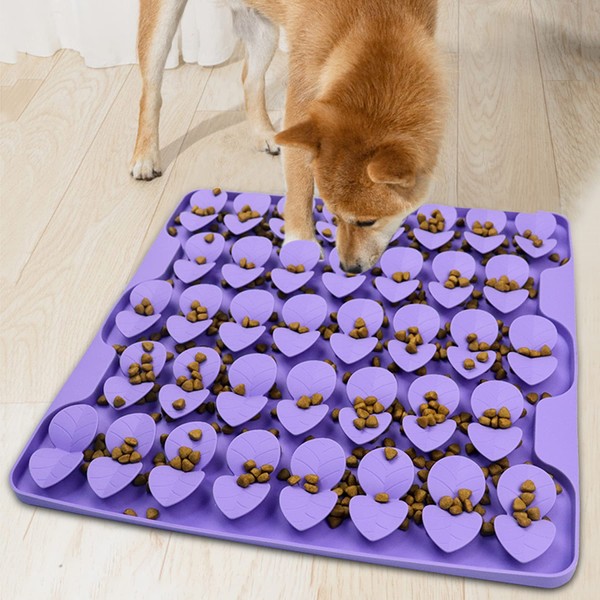 Femont Snuffle Mat for Large Dogs,Silicone Slow Feeder Lick Mat
