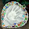 Midwest Products Milestones Decorative Mosaic Leaf Stepping Stone Kit for