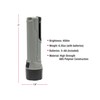 Smith & Wesson unisex adult Pro tactical flashlights, Black, One