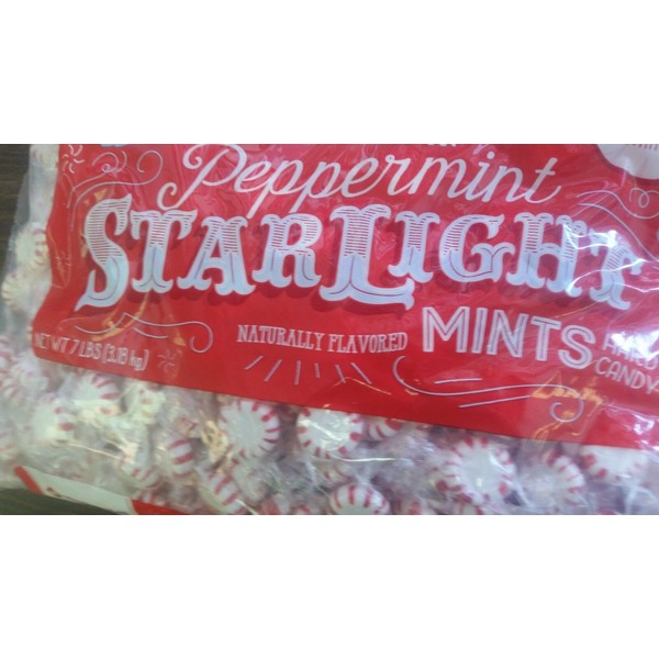 (600 MINTS) PEPPERMINT STRIPED CANDY MINTS RED & WHITE 7 LB WEDDINGS/RESTAURANTS