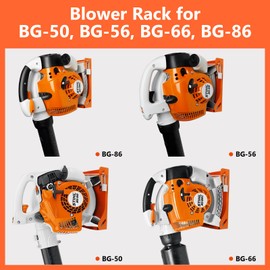 FLEXI RODS Blower Rack Compatible with Stihl BG-50, BG-56, BG-66, BG-86, Handheld Blower Holder Mount Rack, Lawn Care Accessories, Garage Storage, Weed Eater Hanger