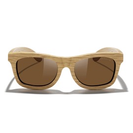 MERRY'S Mens Polarized Wooden Sunglasses for Men Women vintage Eyewear S5140 (Brown, 51)