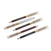 minkissy Sets Leopard Cover Double Head Eyebrow Pencil Brush Set
