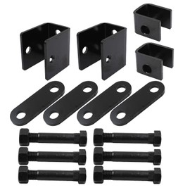 LAFORMO Trailer Single Axle Spring Hanger - Single-Axle Trailer Hanger Kit for Double-Eye Springs 1-3/4" Wide Springs, 7/8" Rear