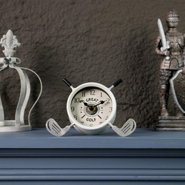 AOROTOE Golf Gifts for Men Dad Women Brother Bosses Golf Clubs Desk Clock Cool Desk Accessories for Coworkers Golfer Fans Souvenir Novelty Event Golf Office Decor Golfer Gadgets Unique Funny Stuff