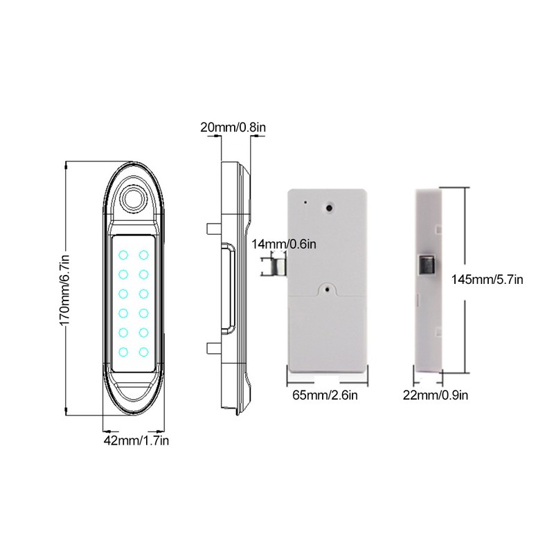 Intelligent Lock Password Biometric Fingerprint Unlock Safety for Wardrobe File