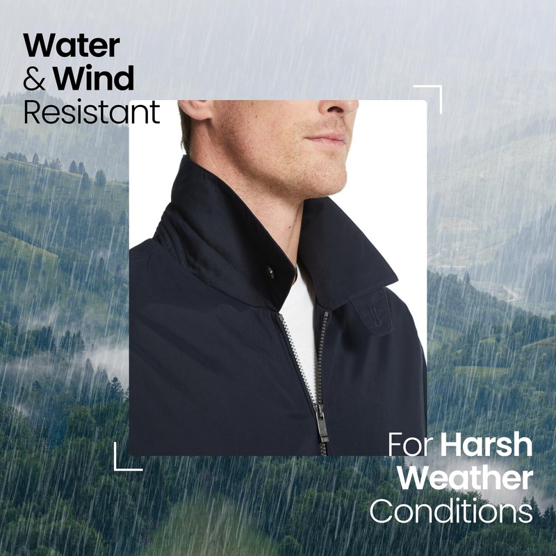 Weatherproof Original Mens Golf Jacket (Mens Windbreaker) Classic Mens Light