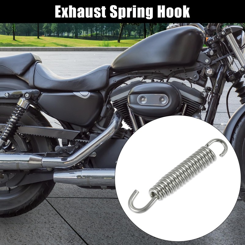 Motoforti Motorcycles Universal Exhaust Pipe Spring 59mm 2.3" Stainless Steel
