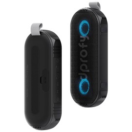 Dprofy New Play 2 Rounds of Golf, 2Pcs Magnetic Bluetooth Golf Speaker Golf Cart Speaker, Stereo Sound Portable Pro Wireless Waterproof Speaker with Rich Bass, Golf Accessories Golf Gifts (with Light)