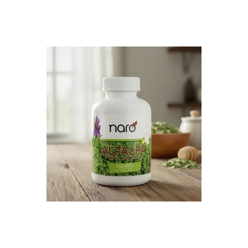 Suplemento de Alfalfa y Miel para Apoyo Nutricional Naro