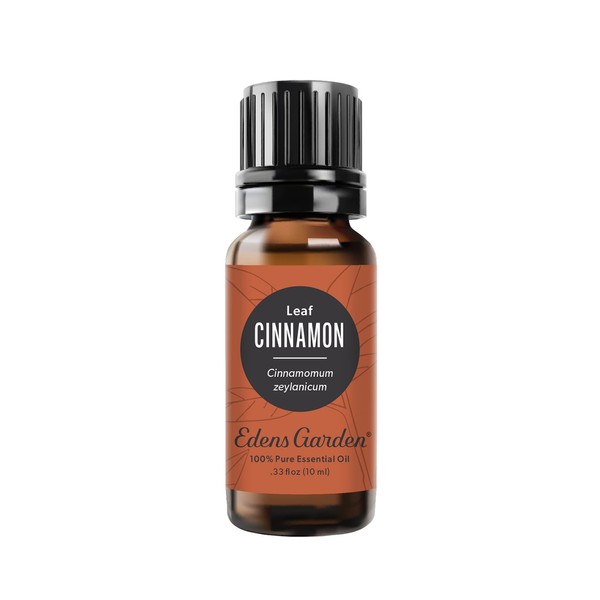 Edens Garden Cinnamon- Leaf Essential Oil, 100% Pure Therapeutic Grade (Undiluted Natural/Homeopathic Aromatherapy Scented Essential Oil Singles) 10 ml