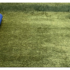 Lush Upholstery Green Spinach Soft Chenìlle Fabric by The Yard